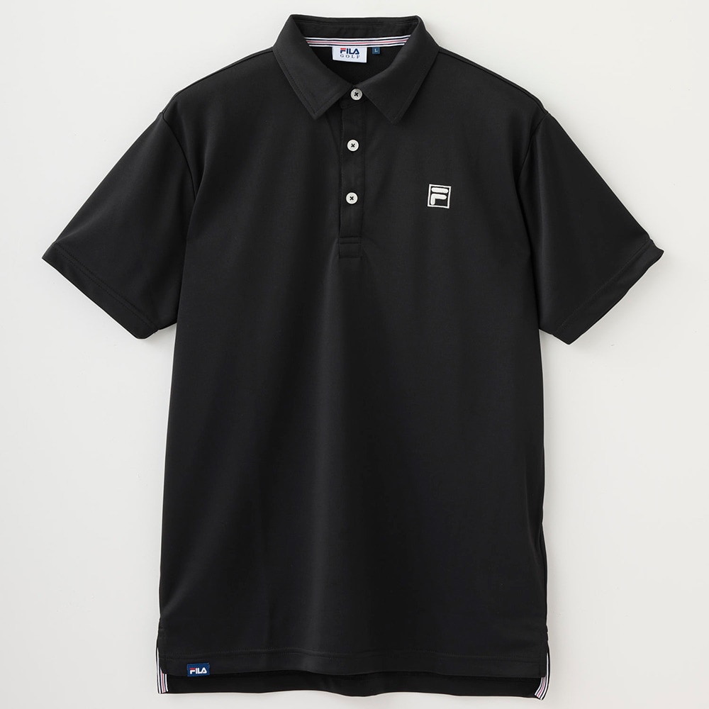 フィラ（FILA）（メンズ）ゴルフウェア 吸汗 速乾 半袖シャツ 742681Y-BK