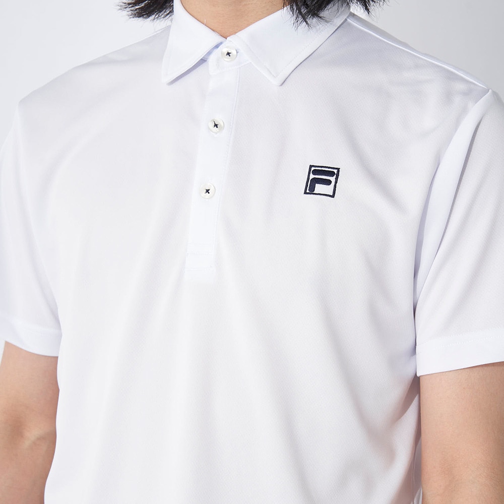 フィラ（FILA）（メンズ）ゴルフウェア 吸汗 速乾 半袖シャツ 742681Y-WT