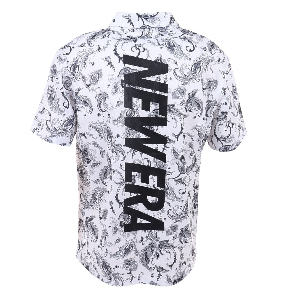 ニューエラ（NEW ERA）（メンズ）ゴルフウェア 鹿の子 半袖 ポロシャツ