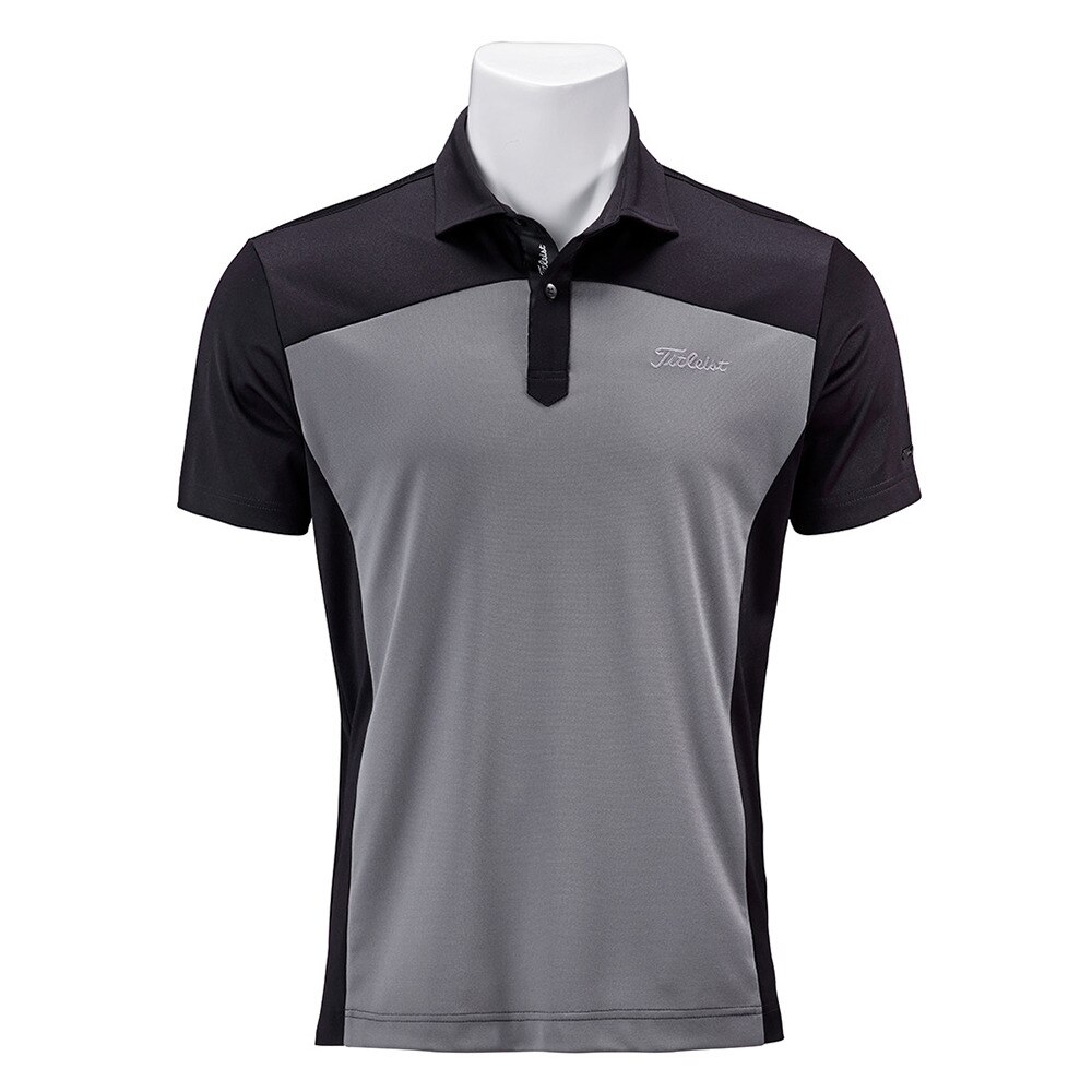 タイトリスト（TITLEIST）（メンズ）ゴルフウェア バイカラー 半袖 ポロシャツ TKPMS101JBG ゴルフ用品はヴィクトリアゴルフ