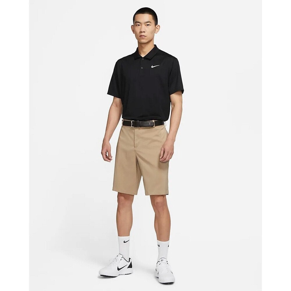 ナイキ（NIKE）（メンズ）ゴルフウェア 通気 速乾 ドライフィット ビクトリー ソリッド 半袖ポロシャツ DH0823-010