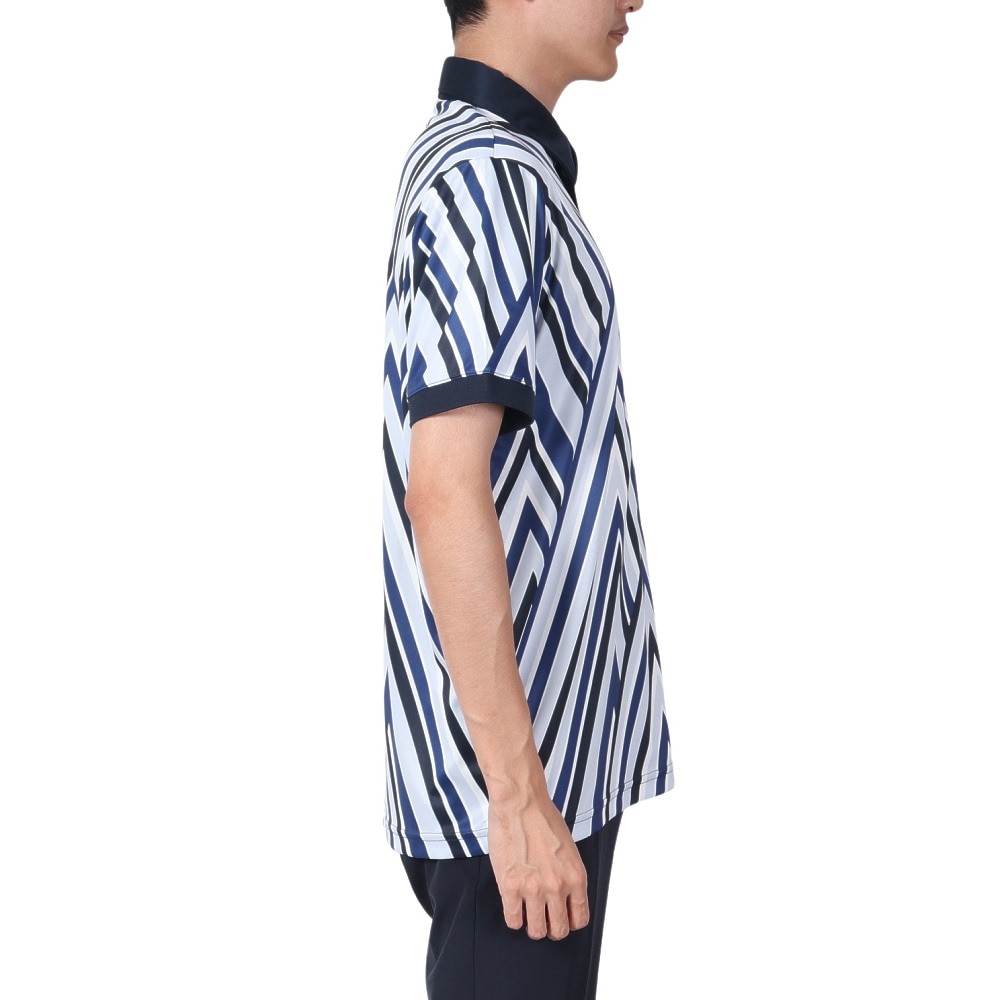 クロススポーツウエア（Cross Sportswear）（メンズ）ゴルフウェア Point 半袖ポロシャツ 1324131-498