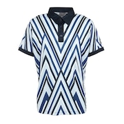 クロススポーツウエア（Cross Sportswear）（メンズ）ゴルフウェア Point 半袖ポロシャツ 1324131-498