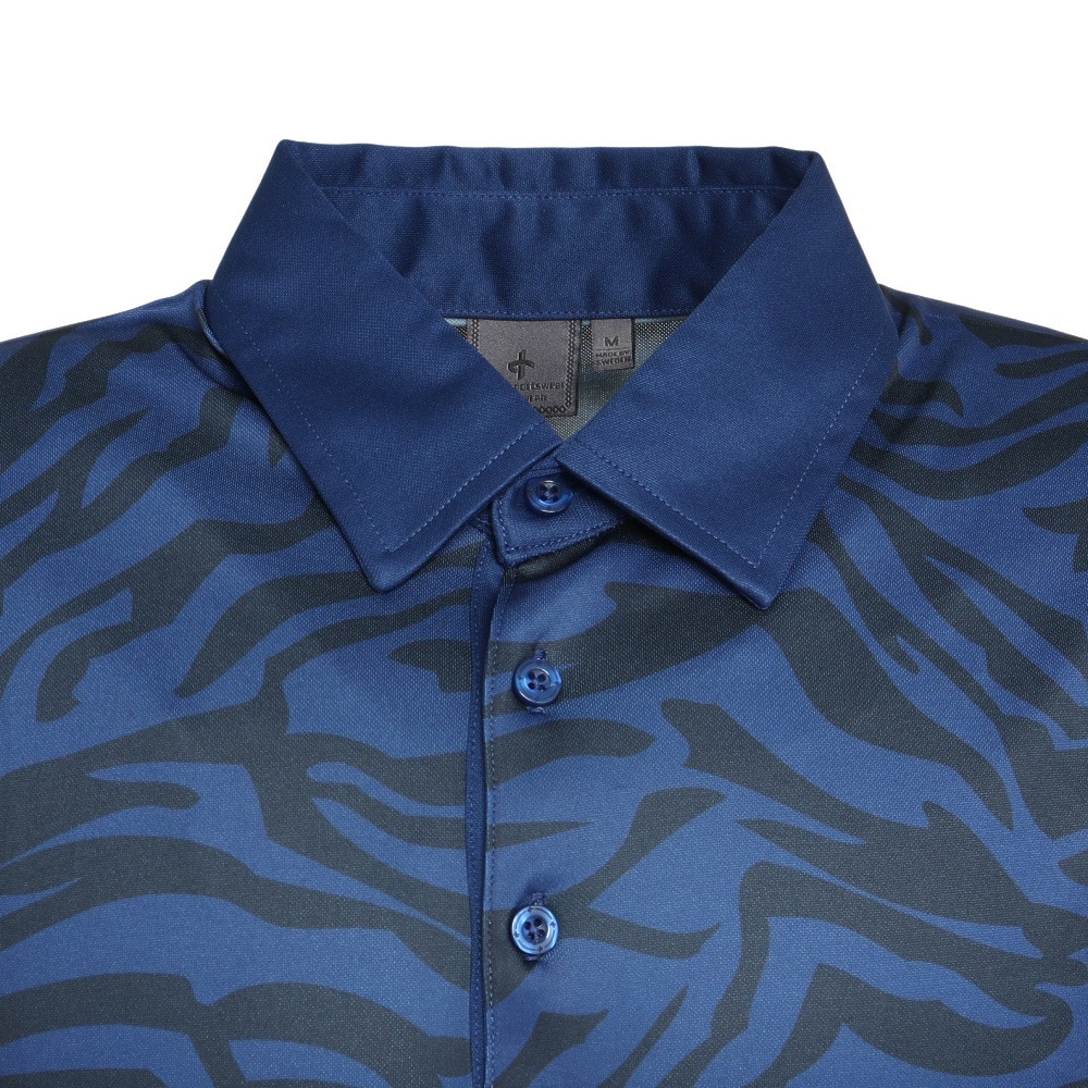 クロススポーツウエア（Cross Sportswear）（メンズ）ゴルフウェア Brassie 半袖ポロシャツ 1346301-494