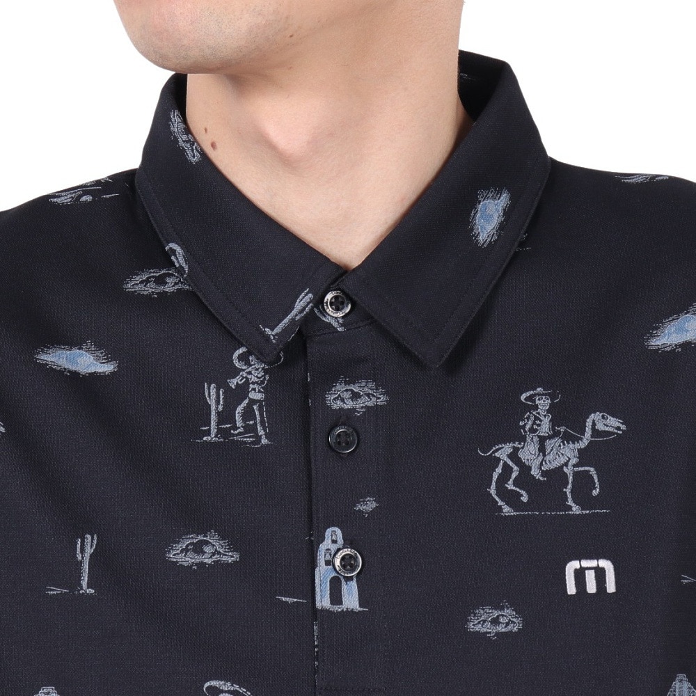 トラヴィスマシュー（Travis Mathew）（メンズ）ゴルフウェア 半袖 ポロシャツ 1MZ100JV-0BLK