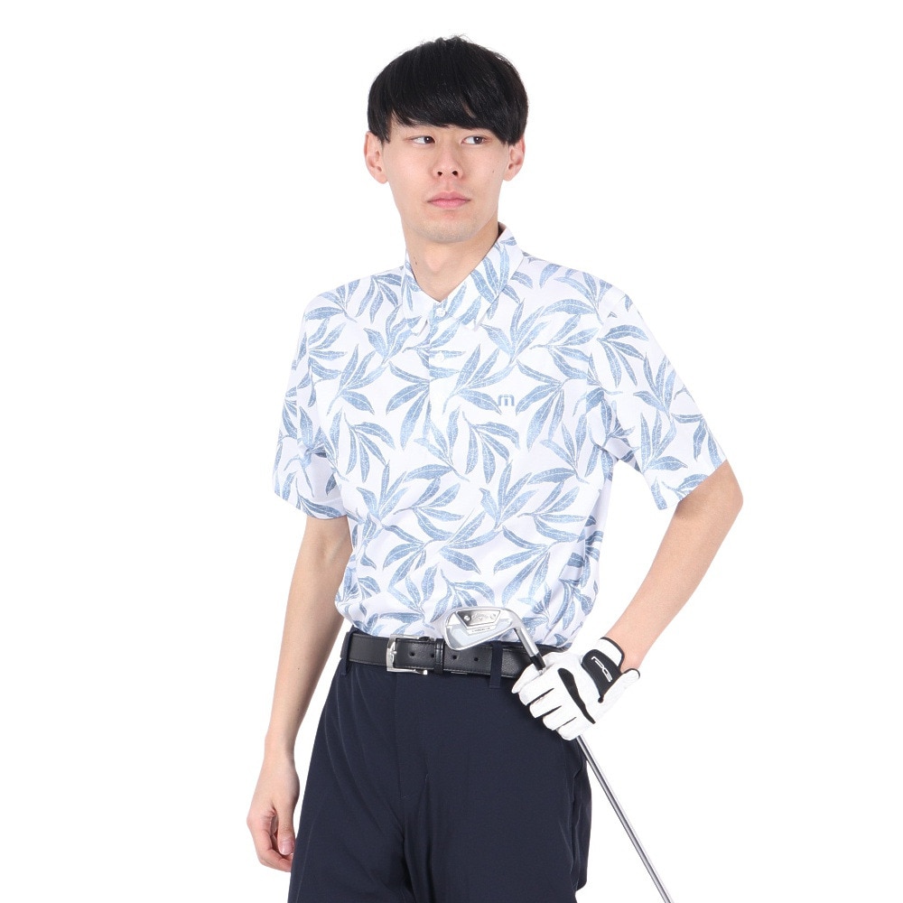 トラヴィスマシュー（Travis Mathew）（メンズ）ゴルフウェア 半袖 ポロシャツ 1MZ115JV-1WHT