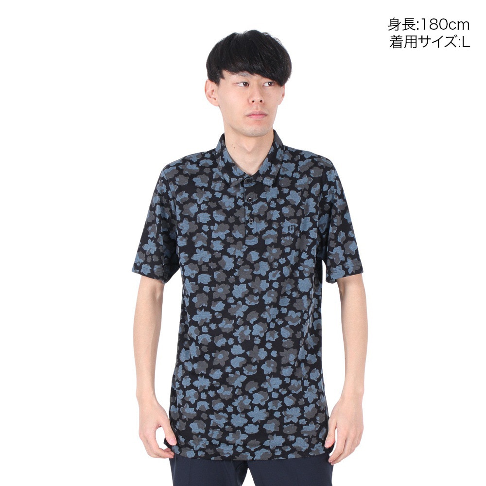 トラヴィスマシュー（Travis Mathew）（メンズ）ゴルフウェア 半袖 ポロシャツ 1MZ117JV-0BLK