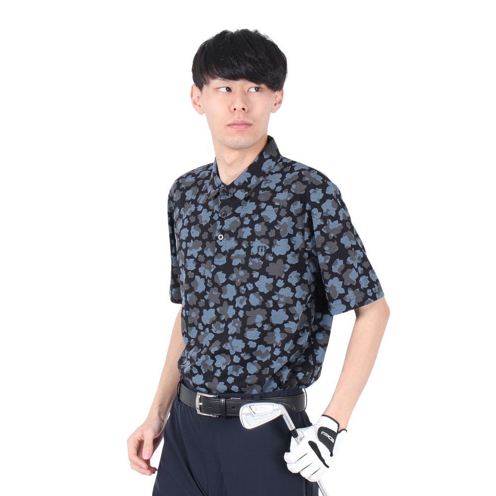 トラヴィスマシュー（Travis Mathew）（メンズ）ゴルフウェア 半袖 ポロシャツ 1MZ117JV-0BLK