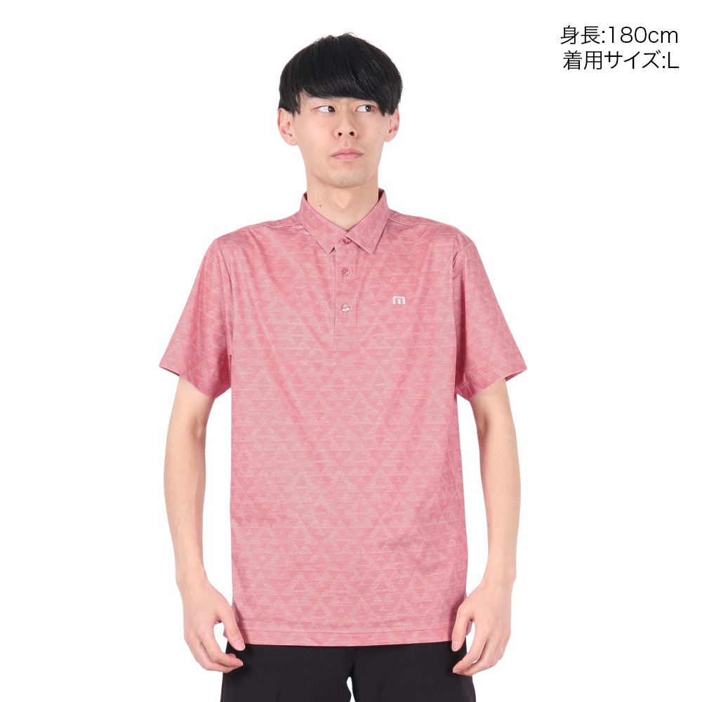 トラヴィスマシュー（Travis Mathew）（メンズ）ゴルフウェア 半袖 プリント ポロシャツ 7AI018-6MLR