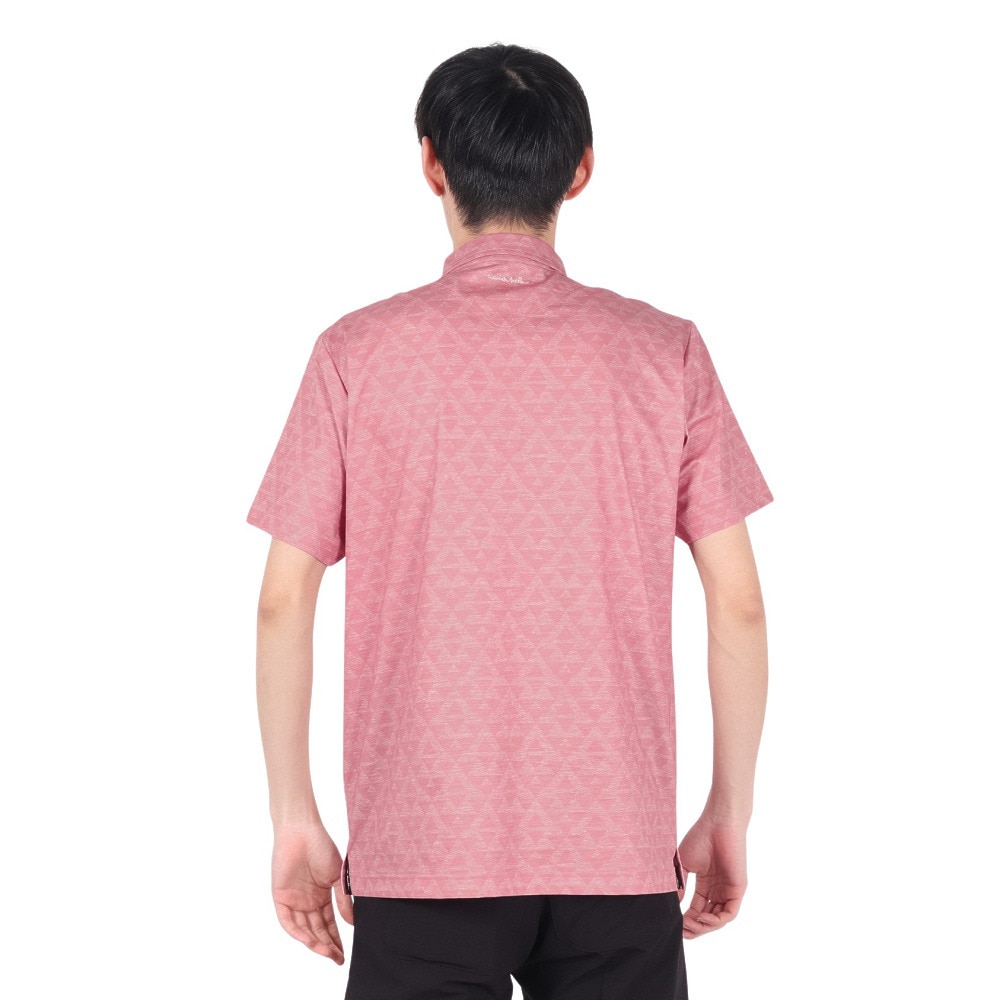トラヴィスマシュー（Travis Mathew）（メンズ）ゴルフウェア 半袖 プリント ポロシャツ 7AI018-6MLR