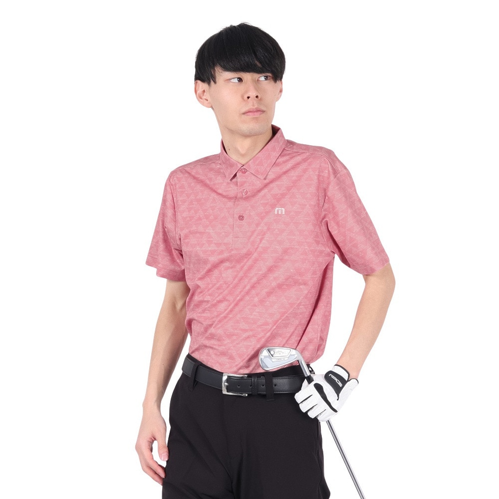 トラヴィスマシュー（Travis Mathew）（メンズ）ゴルフウェア 半袖 プリント ポロシャツ 7AI018-6MLR