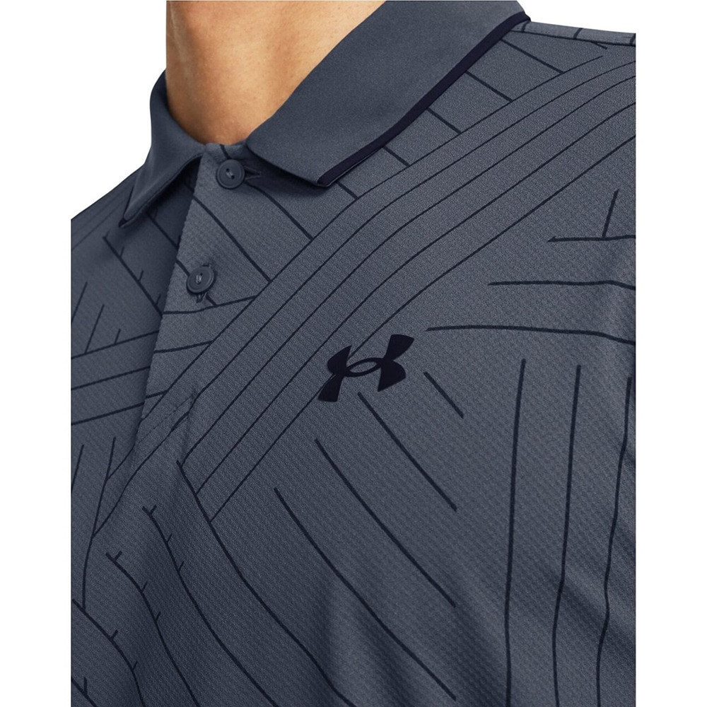 アンダーアーマー（UNDER ARMOUR）（メンズ）ゴルフウェア 半袖 アイソチルEdgeポロシャツ 1377365 045