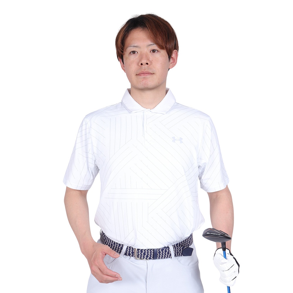 アンダーアーマー（UNDER ARMOUR）（メンズ）ゴルフウェア 半袖 アイソチル エッジ ポロシャツ 1377365 103