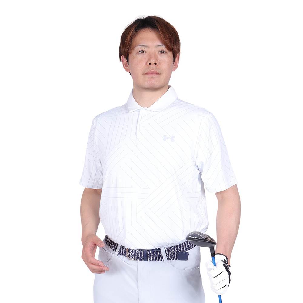 アンダーアーマー（UNDER ARMOUR）（メンズ）ゴルフウェア 半袖 アイソチル エッジ ポロシャツ 1377365 103