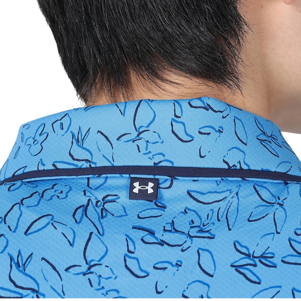 アンダーアーマー（UNDER ARMOUR）（メンズ）ゴルフウェア 半袖 吸汗速乾 UAアイソチル バージ ポロシャツ 1377366 444