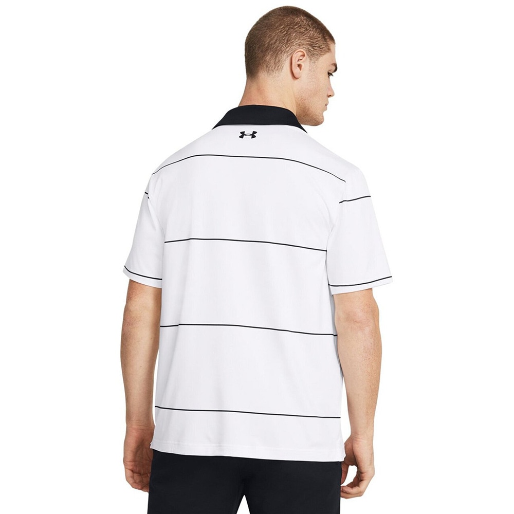 アンダーアーマー（UNDER ARMOUR）（メンズ）ゴルフウェア 半袖 Playoff 3ストライプポロシャツ 1378676 101