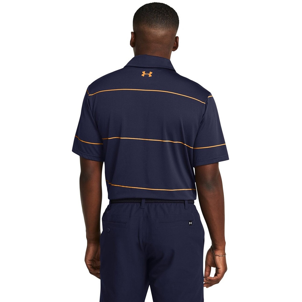 アンダーアーマー（UNDER ARMOUR）（メンズ）ゴルフウェア 半袖 Playoff 3ストライプポロシャツ 1378676 421