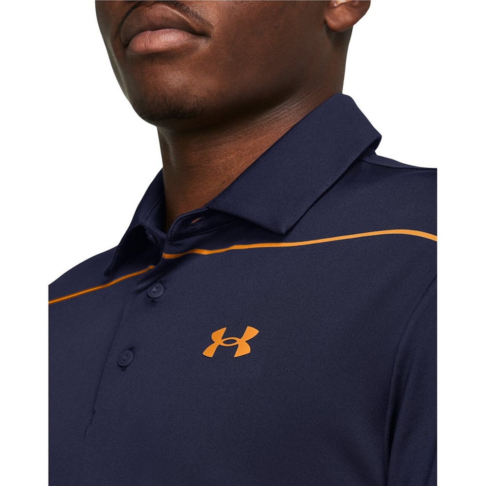 アンダーアーマー（UNDER ARMOUR）（メンズ）ゴルフウェア 半袖 Playoff 3ストライプポロシャツ 1378676 421
