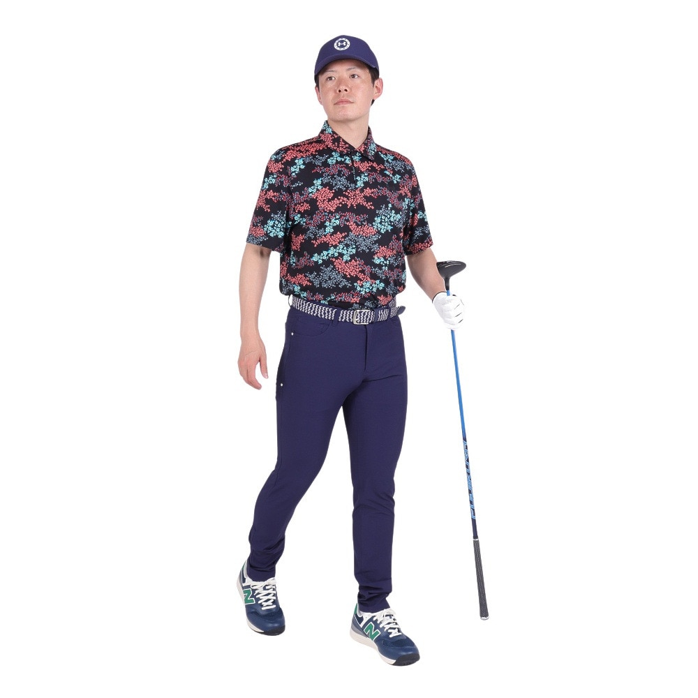 アンダーアーマー（UNDER ARMOUR）（メンズ）ゴルフウェア 吸汗 速乾 プレーオフ 半袖ポロシャツ3.0 プリント 1378677 008