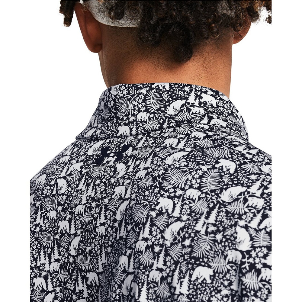 アンダーアーマー（UNDER ARMOUR）（メンズ）ゴルフウェア 半袖 Playoff 3プリントポロシャツ 1378677 416