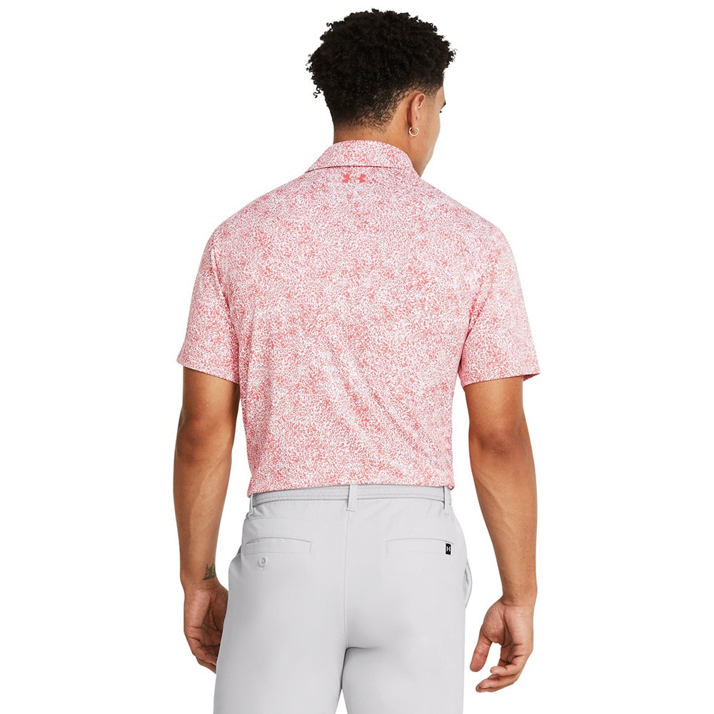 アンダーアーマー（UNDER ARMOUR）（メンズ）ゴルフウェア 半袖 プレイオフ プリント ポロ3.0 1378677 811