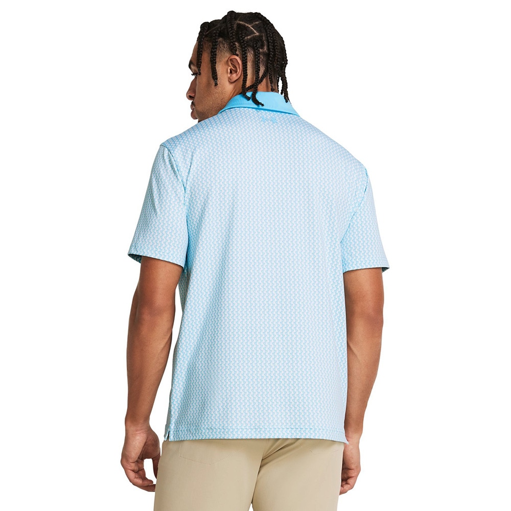 アンダーアーマー（UNDER ARMOUR）（メンズ）ゴルフウェア 吸汗 速乾 プレーオフ 半袖ポロシャツ3.0 プリント 1378677 914