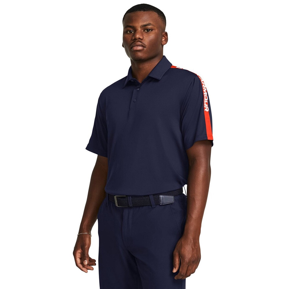 アンダーアーマー（UNDER ARMOUR）（メンズ）ゴルフウェア 半袖 プレーオフ3.0 ストライカー ポロシャツ 1383153 410
