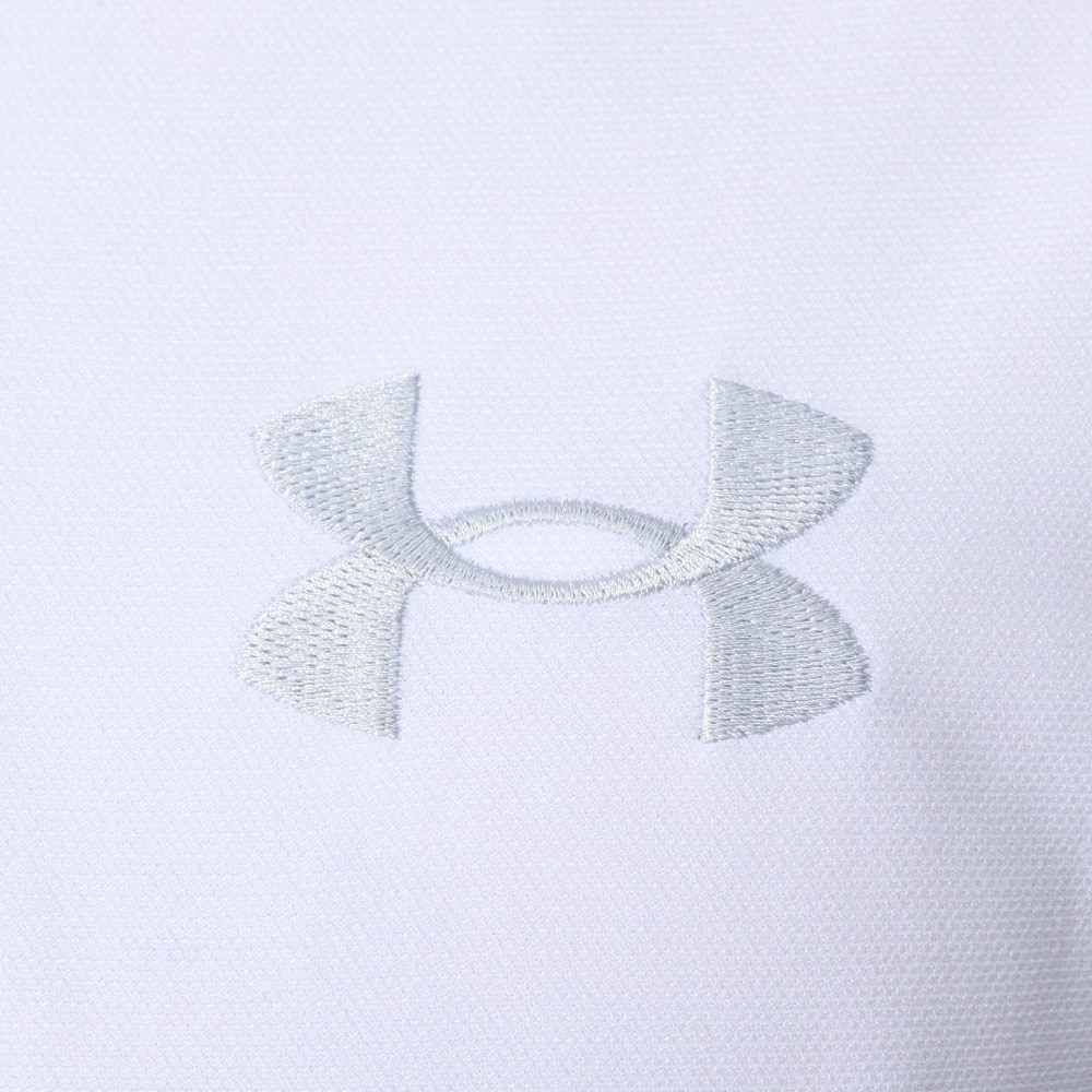 アンダーアーマー（UNDER ARMOUR）（メンズ）ゴルフウェア Mid Logo 半袖ポロシャツ 1385509 100