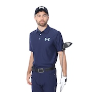 アンダーアーマー（UNDER ARMOUR）（メンズ）ゴルフウェア Mid Logo 半袖ポロシャツ 1385509 410