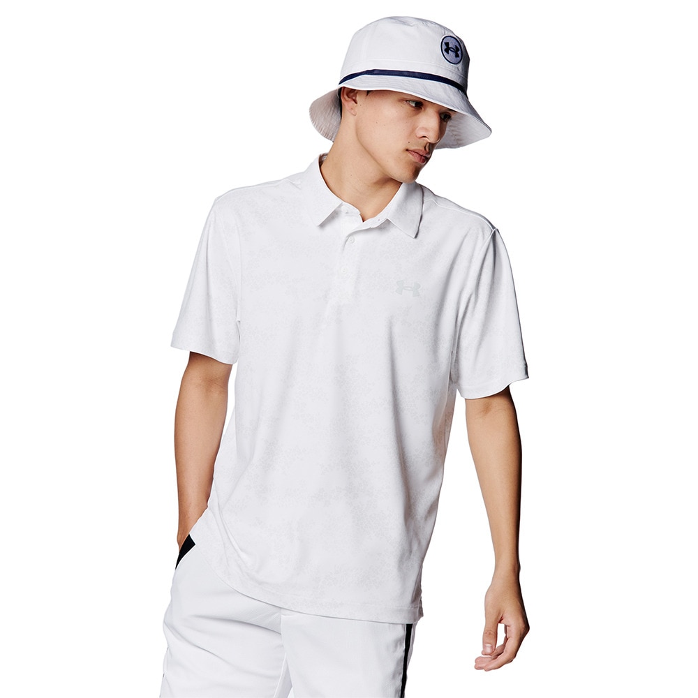 アンダーアーマー（UNDER ARMOUR）（メンズ）ゴルフウェア 半袖 Summer Pique ポロシャツ 1385532 023