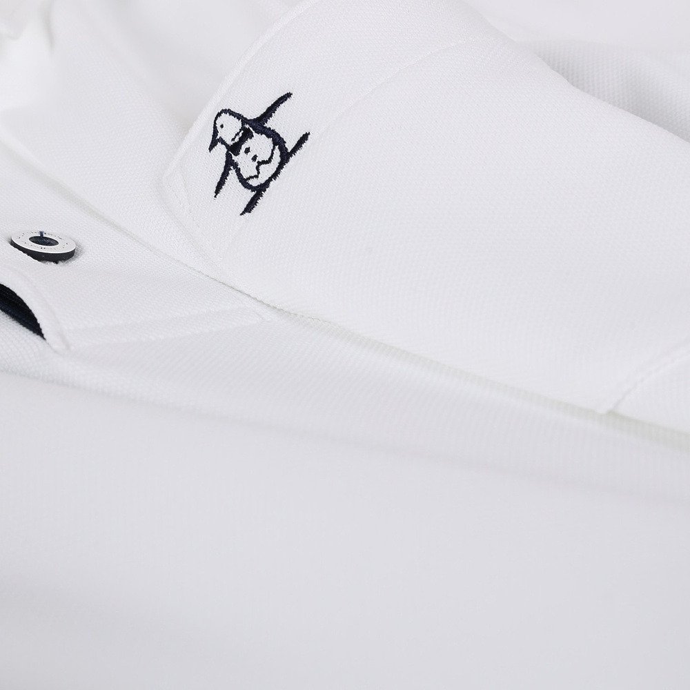 マンシング（MUNSING）（メンズ）ゴルフウェア SUNSCREENピケテーラーカラーシャツ MGMVJA03CH WH00