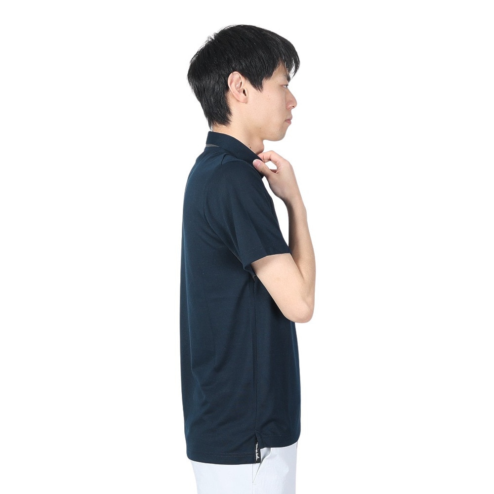 トラヴィスマシュー（Travis Mathew）（メンズ）ゴルフウェア 吸汗速乾 半袖テック ポロシャツ ストレッチ 7AF075-0BLK