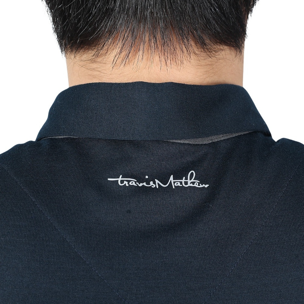トラヴィスマシュー（Travis Mathew）（メンズ）ゴルフウェア 吸汗速乾 半袖テック ポロシャツ ストレッチ 7AF075-0BLK