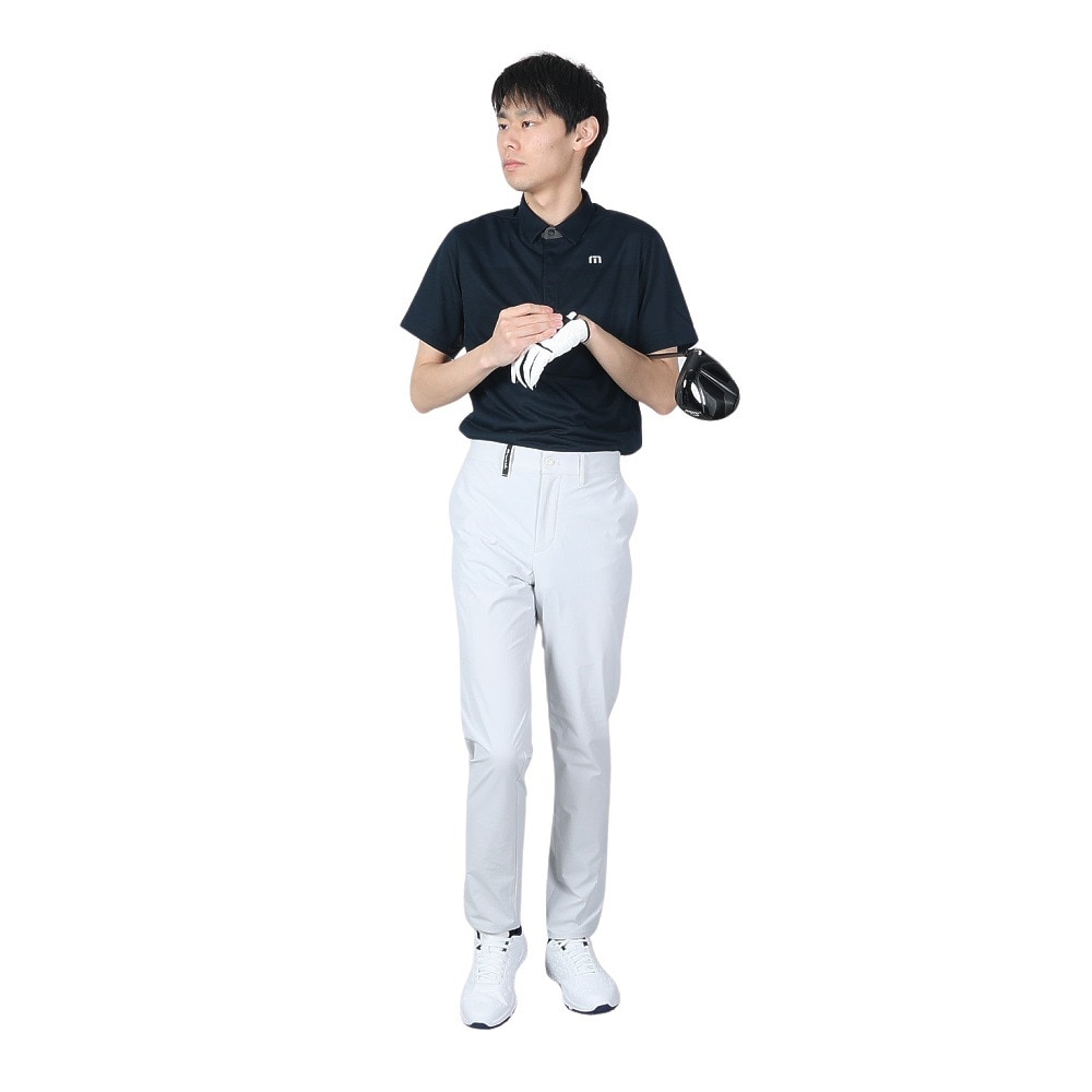 トラヴィスマシュー（Travis Mathew）（メンズ）ゴルフウェア 吸汗速乾 半袖テック ポロシャツ ストレッチ 7AF075-0BLK
