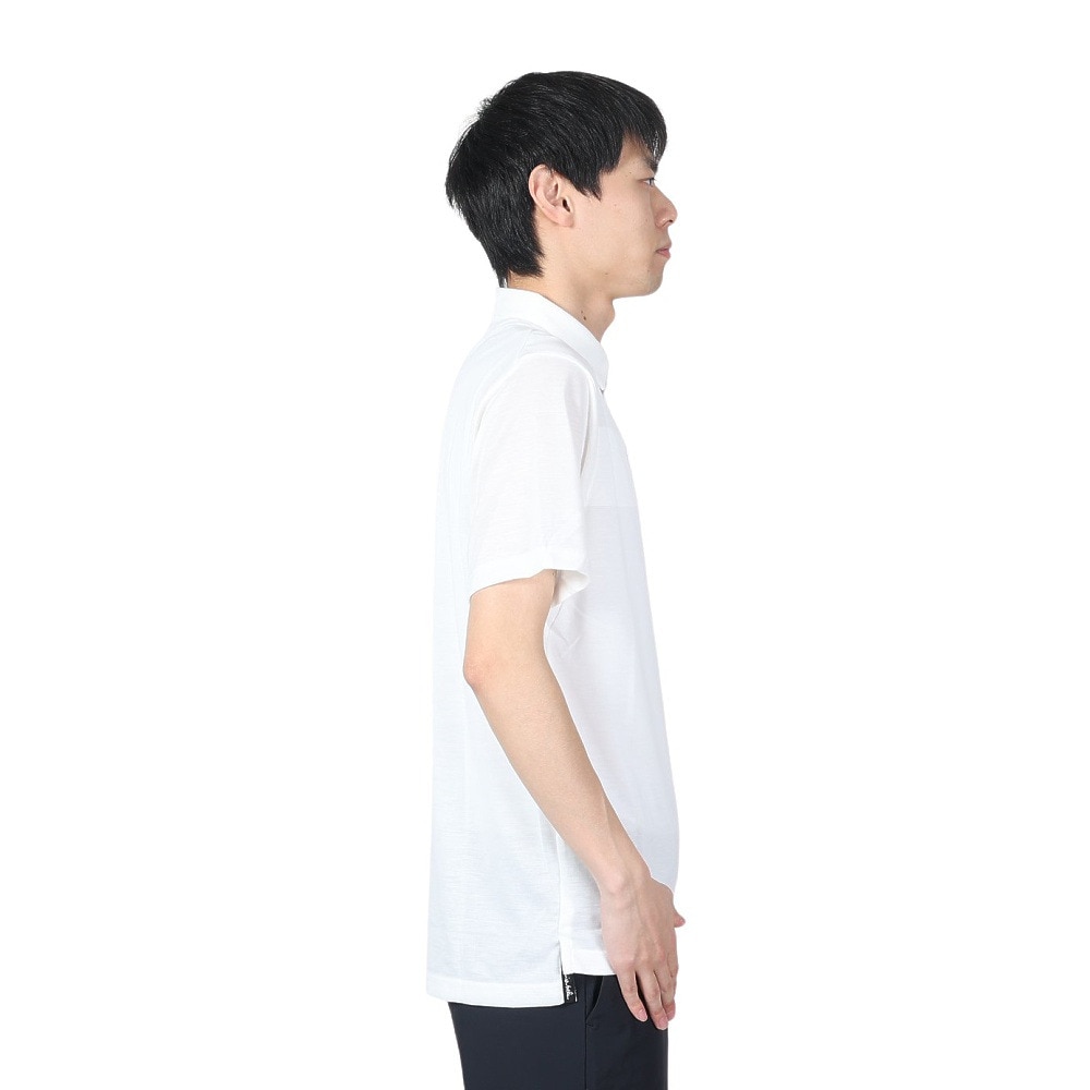 トラヴィスマシュー（Travis Mathew）（メンズ）ゴルフウェア 吸汗速乾 半袖テック ポロシャツ 吸汗速乾 ストレッチ 7AF075-1WHT