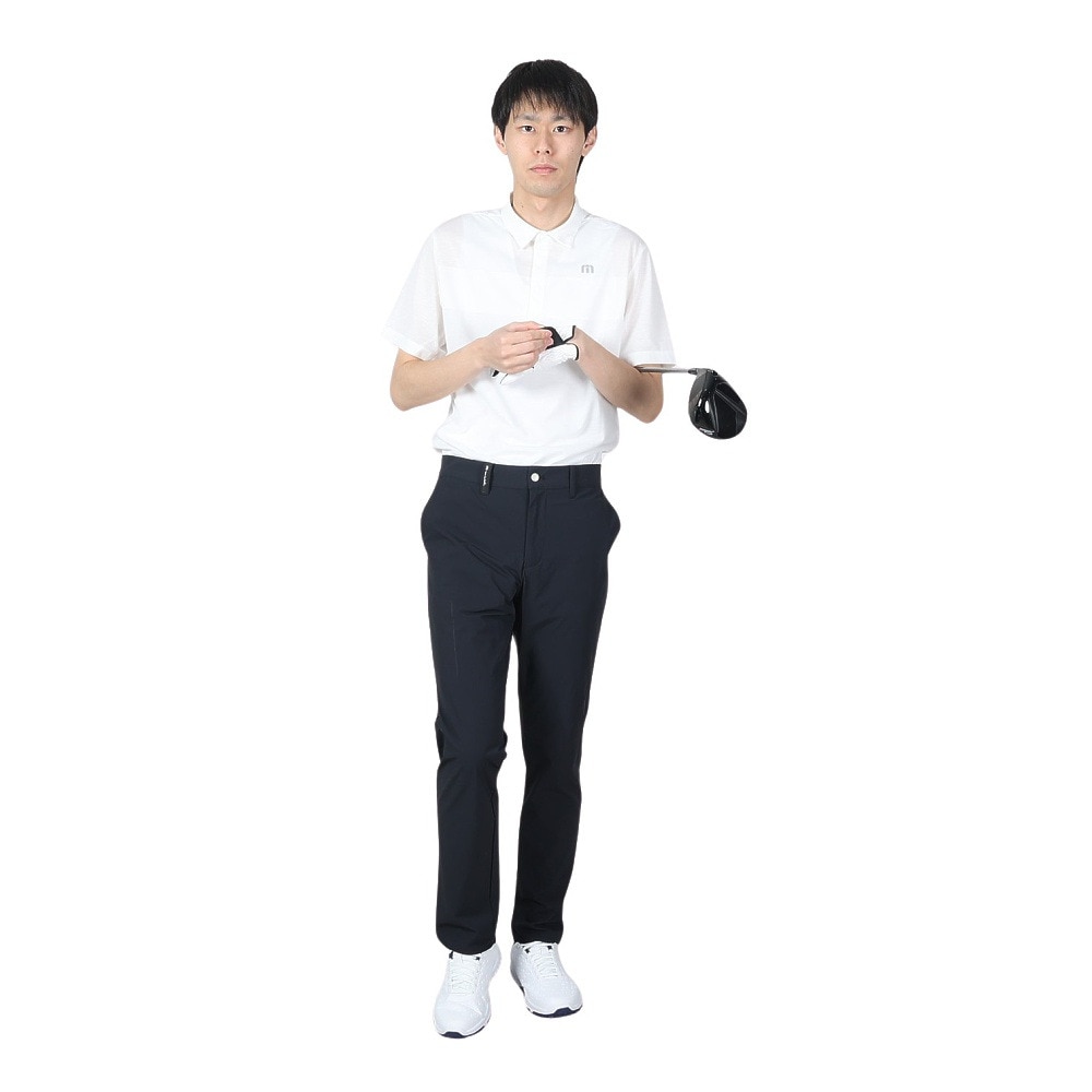 トラヴィスマシュー（Travis Mathew）（メンズ）ゴルフウェア 吸汗速乾 半袖テック ポロシャツ 吸汗速乾 ストレッチ 7AF075-1WHT