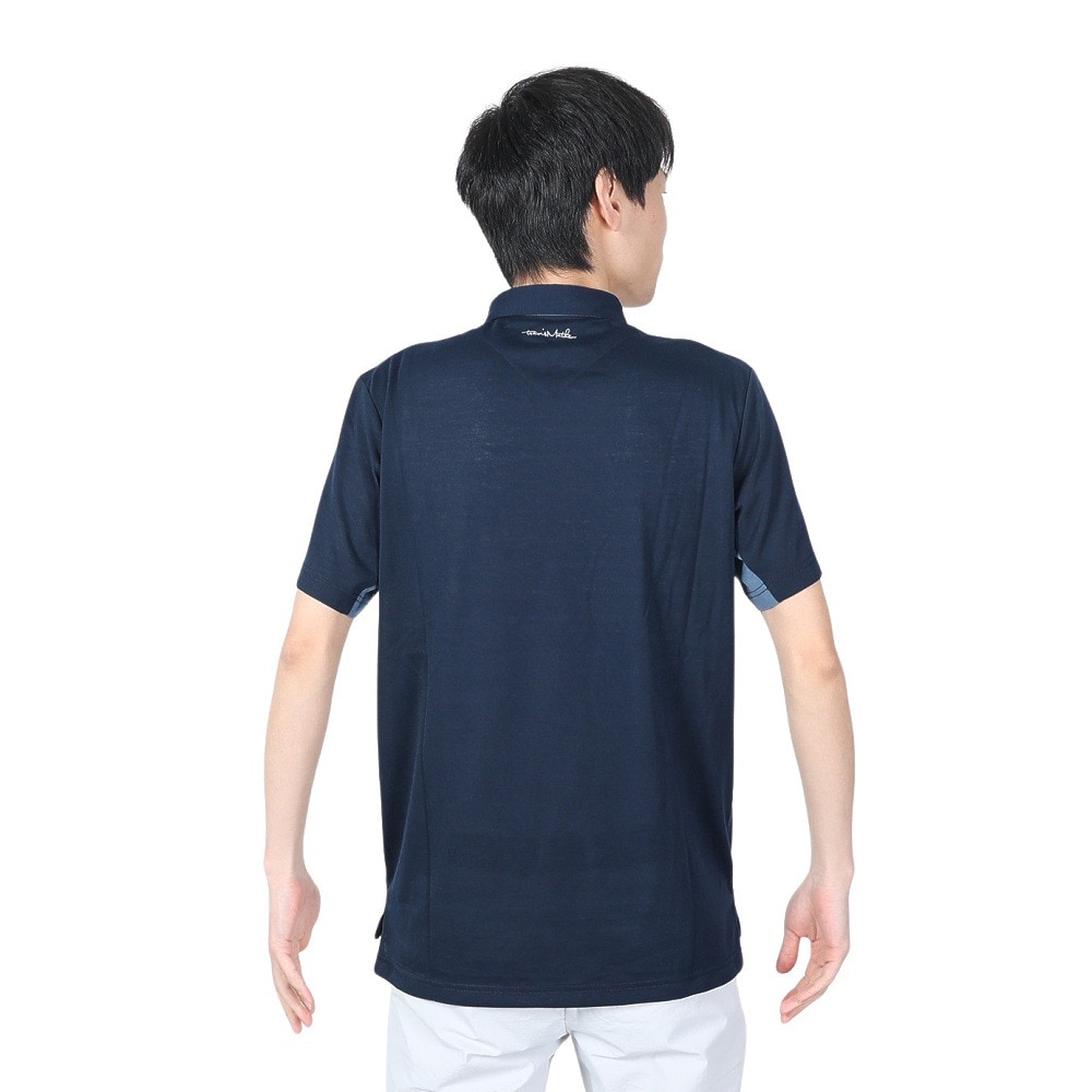 トラヴィスマシュー（Travis Mathew）（メンズ）ゴルフウェア 吸汗速乾 半袖テック ポロシャツ ストレッチ 7AF075-4NAV