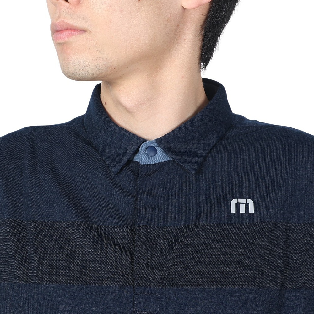 トラヴィスマシュー（Travis Mathew）（メンズ）ゴルフウェア 吸汗速乾 半袖テック ポロシャツ ストレッチ 7AF075-4NAV