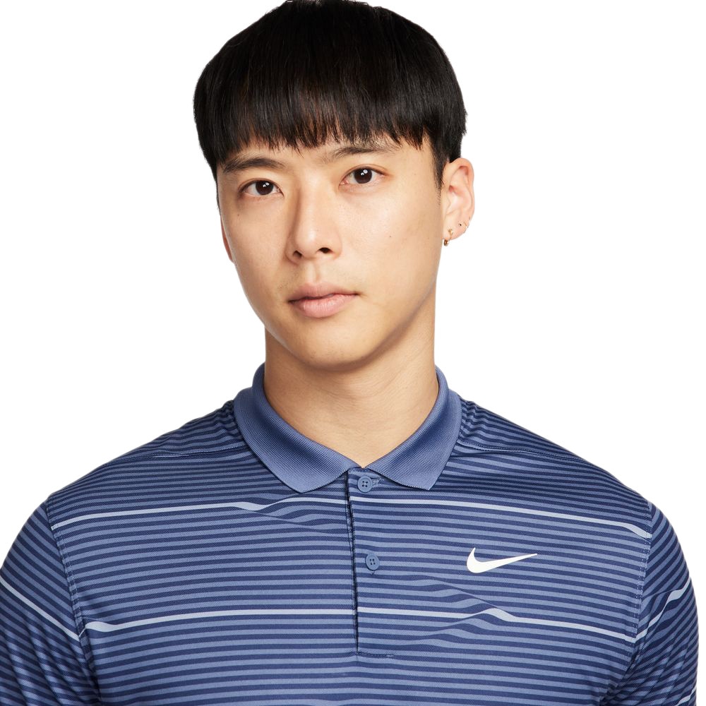 ナイキ（NIKE）（メンズ）ゴルフウェア ビクトリー ドライフィット 半袖 ゴルフポロシャツ FD5830-410