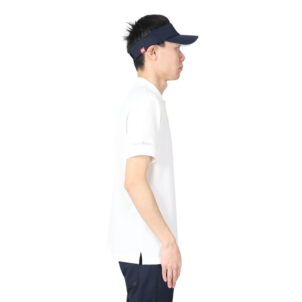 ROSASEN（メンズ）ゴルフウェア 吸水速乾 T/Cカノコ半袖ポロ 044-21242-005