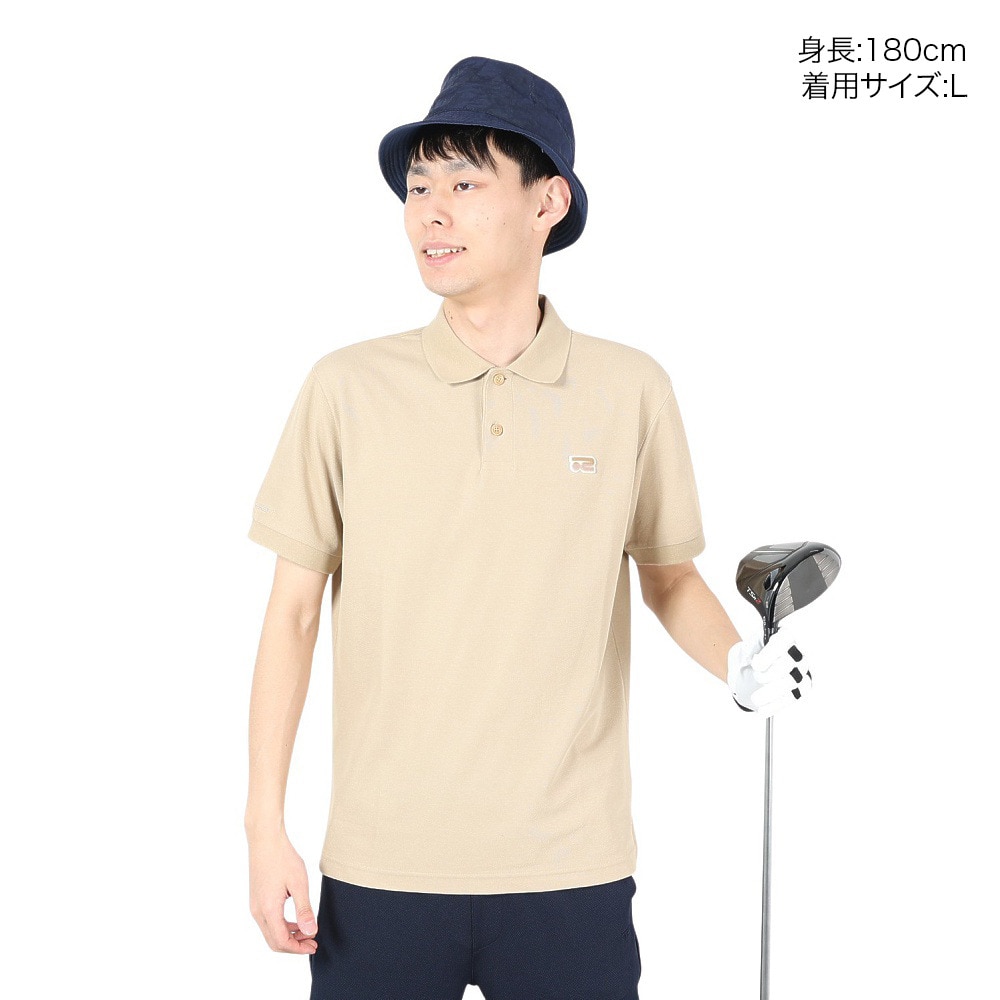 ROSASEN（メンズ）ゴルフウェア 吸水速乾 T/Cカノコ半袖ポロ 044-21242-052