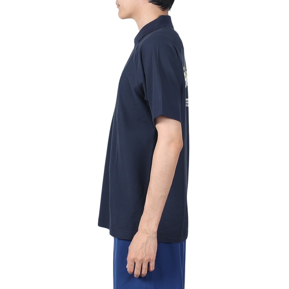 ROSASEN（メンズ）ゴルフウェア 吸水速乾 T/C鹿の子半袖シャツ 044-21341-098