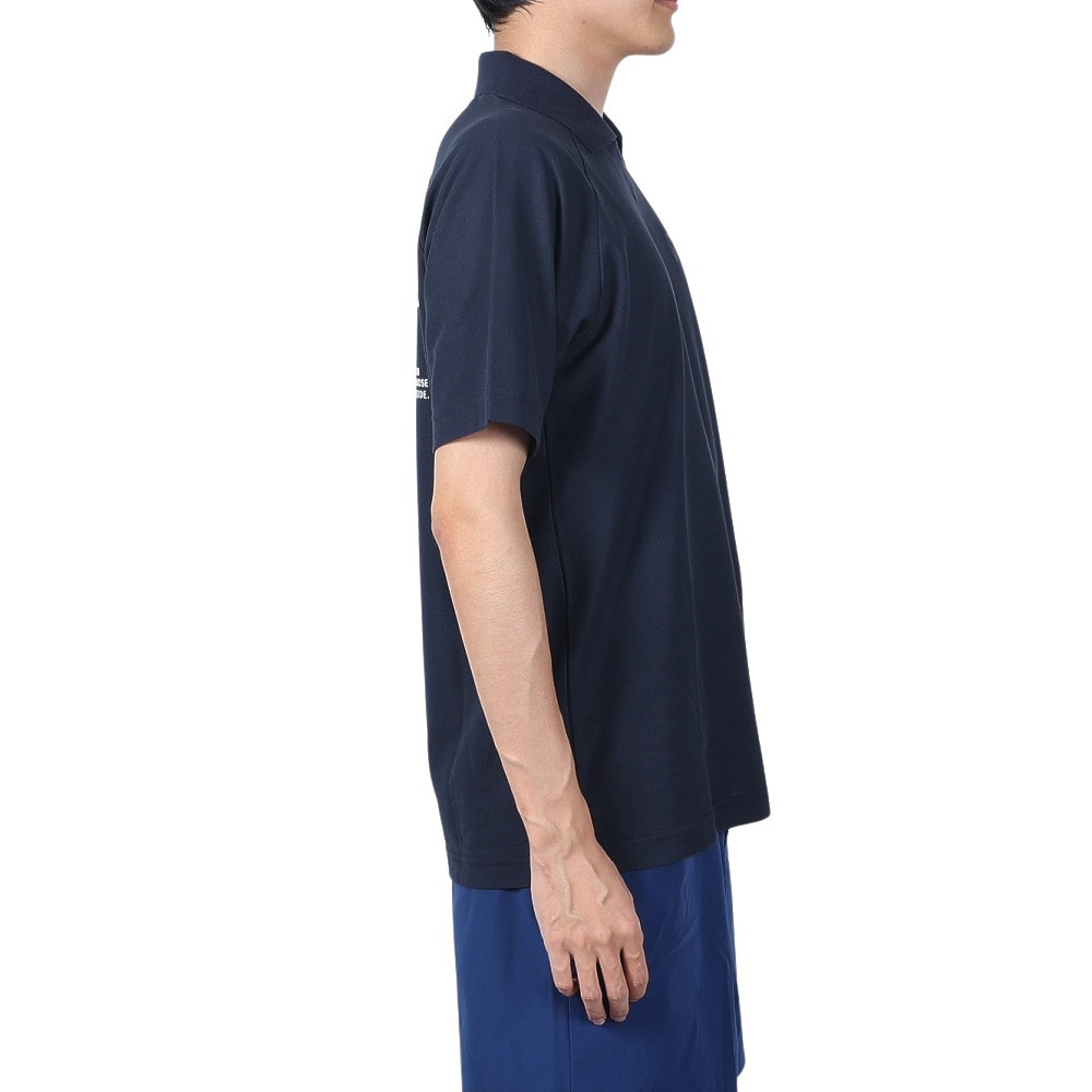 ROSASEN（メンズ）ゴルフウェア 吸水速乾 T/C鹿の子半袖シャツ 044-21341-098