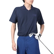 (メンズ)ゴルフウェア 吸水速乾 T/C鹿の子半袖シャツ 044-21341-098