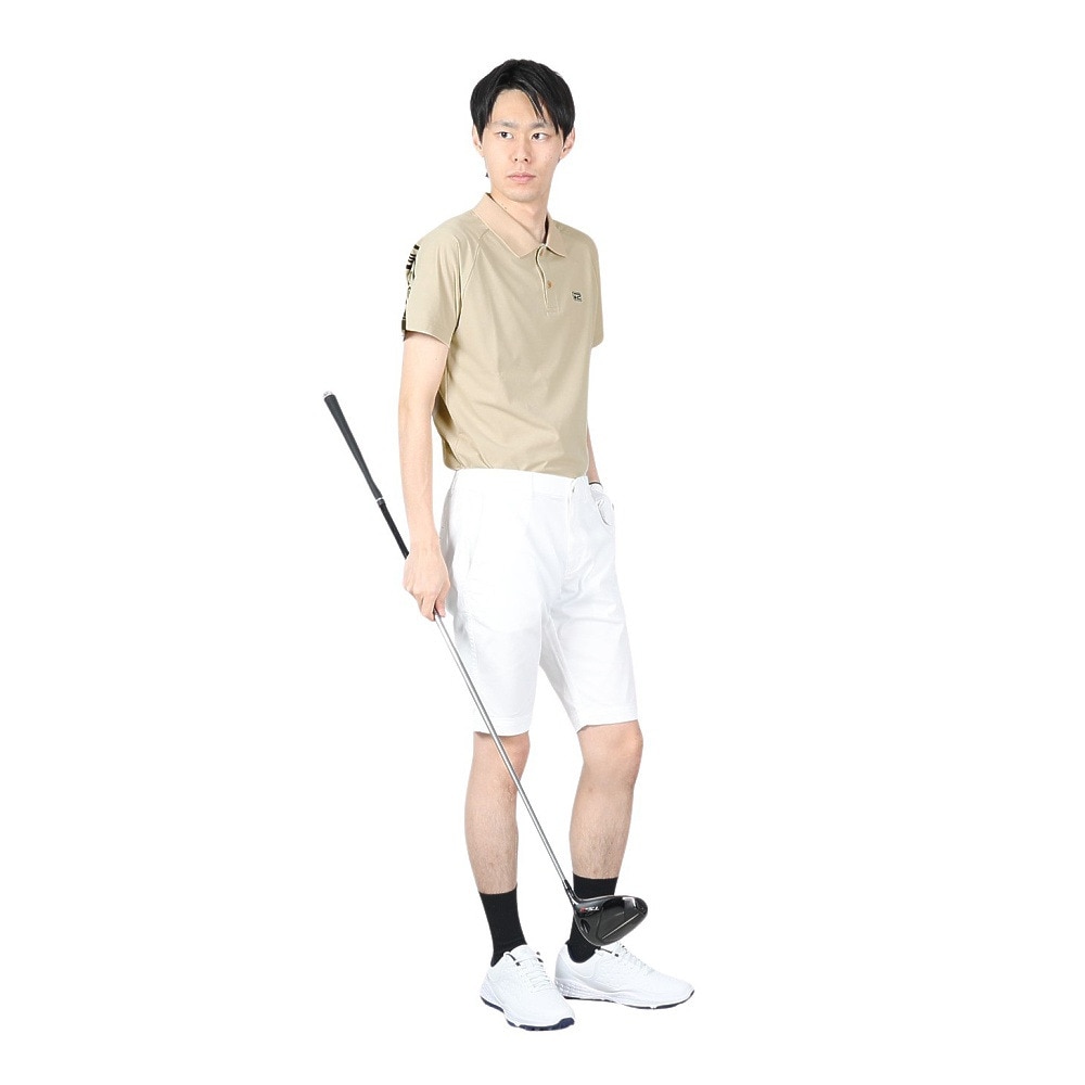 ROSASEN（メンズ）ゴルフウェア A-Line ロゴポロシャツ 047-21341-052