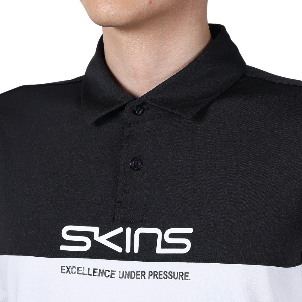 スキンズ（SKINS）（メンズ）アクティブウェア ゴルフ ポロシャツ 184-21345-004