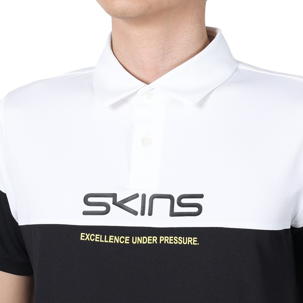 スキンズ（SKINS）（メンズ）ゴルフウェア 半袖ポロシャツ 184-21345-019