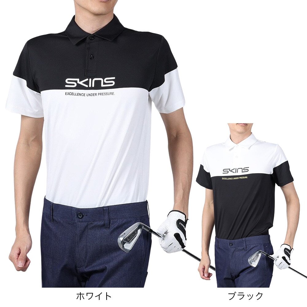 スキンズ（SKINS）（メンズ）ゴルフウェア 半袖ポロシャツ 184-21345-019