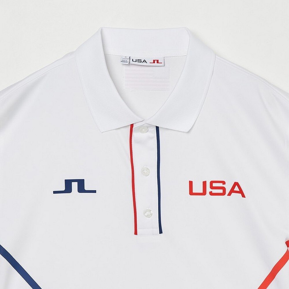 J.LINDEBERG（メンズ）ゴルフウェア Matis 半袖ポロシャツ USA GOLF COLLECTION 071-21754-004