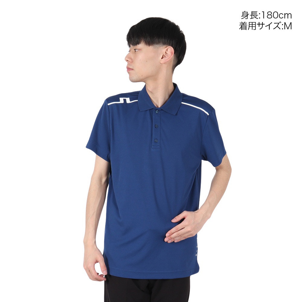 J.LINDEBERG（メンズ）ゴルフウェア Lionel Regular Fit 半袖 ポロシャツ 071-21645-097